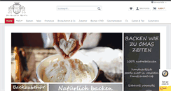Desktop Screenshot of horbacher-muehle.de